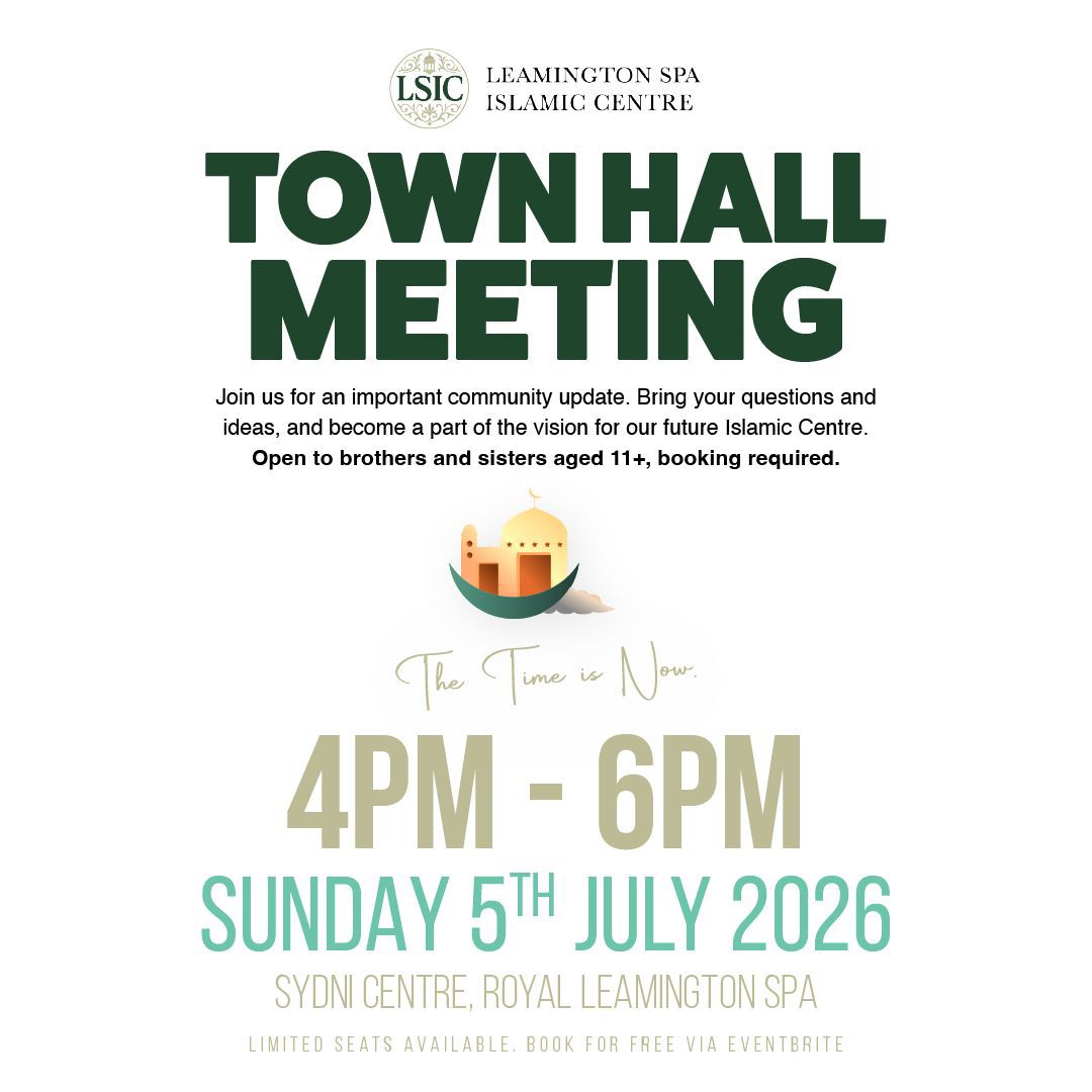 Town Hall Meeting flyer